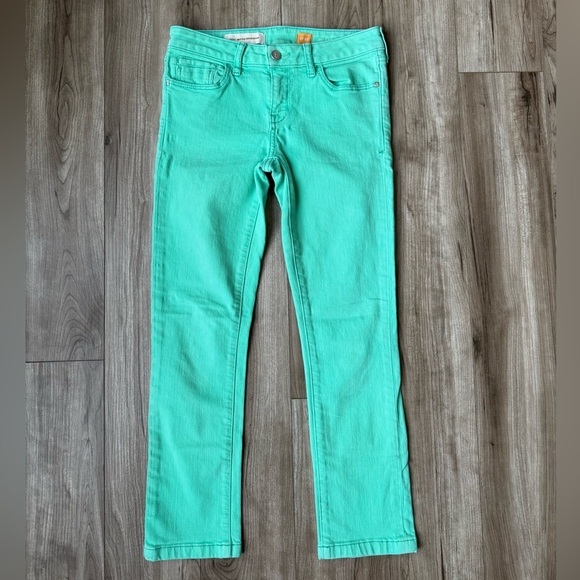 Anthropologie Denim - Pilcro Anthropologie mint Green Crop Ankle Jeans Size 25